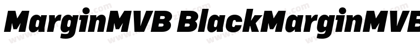 MarginMVB BlackMarginMVB Black字体转换